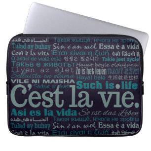 Capa Para Notebook C'est La Vie bolsas de laptop personalizadas