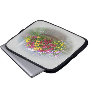 Capa Para Notebook Cesta de Blossoms
