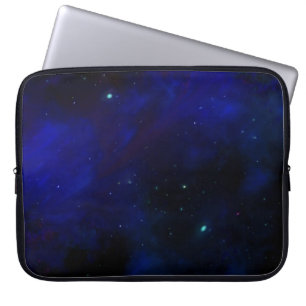 Capa Para Notebook Céu Azul Meia-Noite com Estrelas