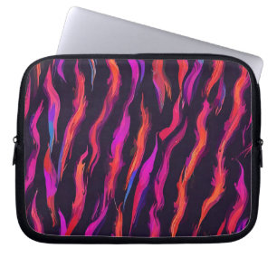 Capa Para Notebook Chamada Neon Fire