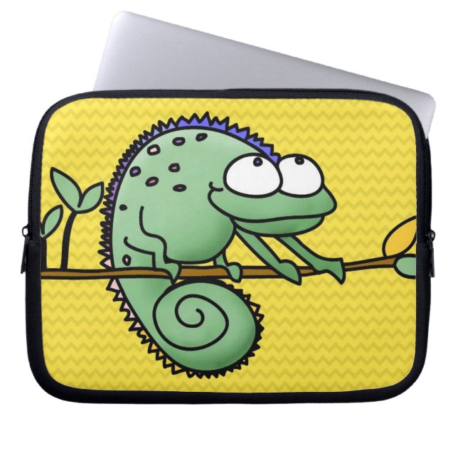 Capa Para Notebook Chameleon Cute Funny (Frente)