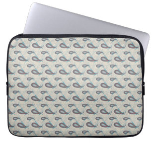 Capa Para Notebook Champagne Paisley Pattern