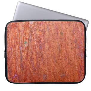 Capa Para Notebook Chapa de metal enferrujada gravada por abstrato de