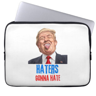 Capa Para Notebook Chapeu engraçado odiadores vão odiar citação ditad