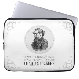 Capa Para Notebook Charles Dickens Portrait e Cote