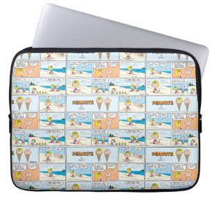 Capa Para Notebook Charlie Brown & Sally Sorvete Na Praia