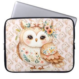 Capa Para Notebook Charme Farmcore Boho Cottagecore Owl