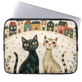 Capa Para Notebook Charming Cats