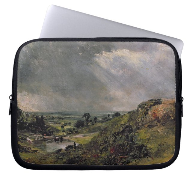 Capa Para Notebook Charneca de Hampstead, lagoa do monte do ramo, (Frente)