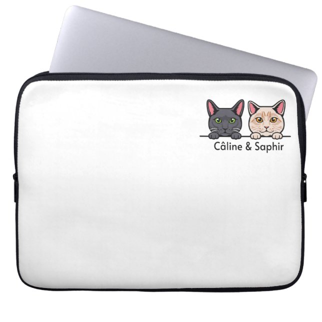 Capa Para Notebook Chats en famille (Frente)
