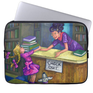 Capa Para Notebook Check-out da Biblioteca