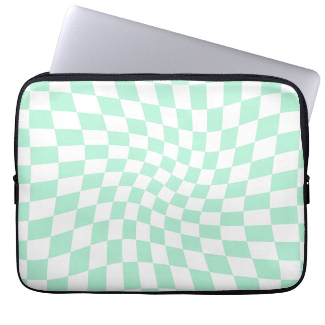 Capa Para Notebook Checkboard com Dobra Retro Coletor Verde Checkings (Frente)