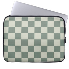 Capa Para Notebook Checkerboard verde