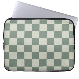Capa Para Notebook Checkerboard verde