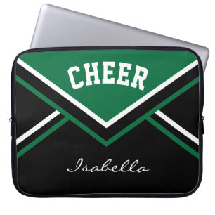 Capa Para Notebook Cheerleader Verde Escuro Cheer