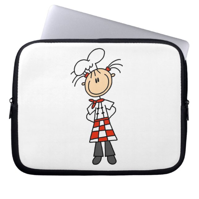 Capa Para Notebook Chef Feminino (Frente)