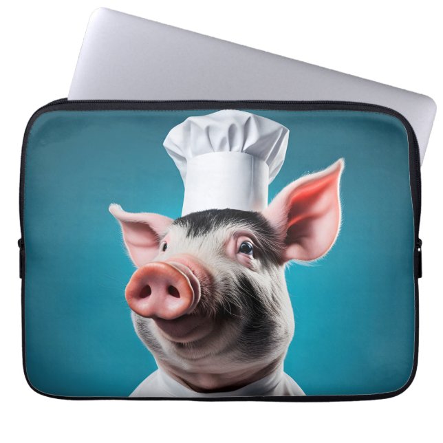 Capa Para Notebook Chef Pig (Frente)