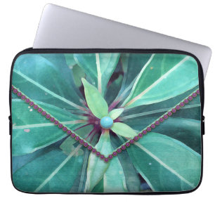 Capa Para Notebook Cherry Leaves Clutch