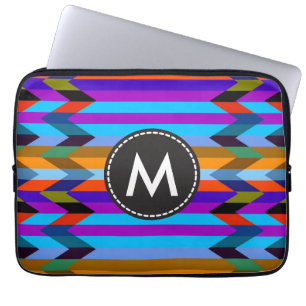 Capa Para Notebook Chevron na moda listra o teste padrão #18