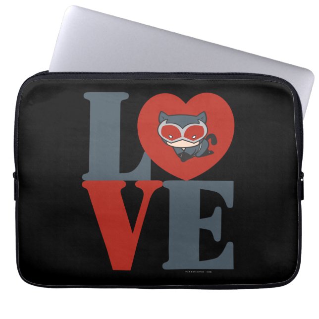 Capa Para Notebook Chibi CatWomen LOVE (Frente)