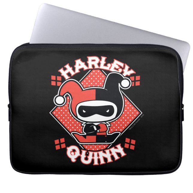 Capa Para Notebook Chibi Harley Quinn Splits (Frente)
