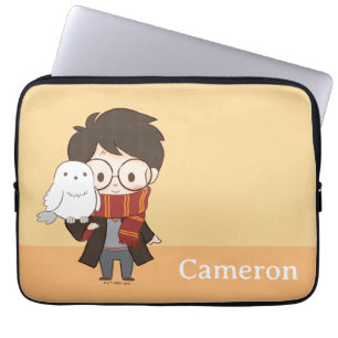 Capa Para Notebook Chibi HARRY POTTER™ & Hedwig