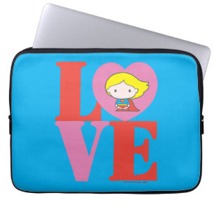 Capa Para Notebook Chibi, super garota, amor
