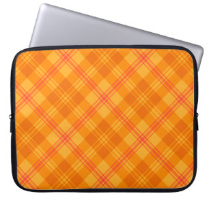 Capa Para Notebook Chic Marigold Medley Bolsa de laptop de Xadrez Lar
