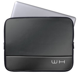 Capa Para Notebook Chic Modern Business Black