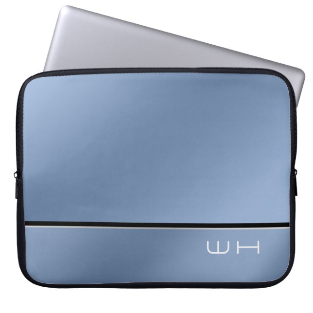 Capa Para Notebook Chic Modern Business Blue (Frente)