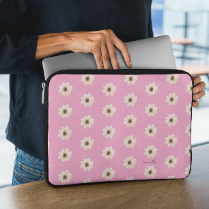 Capa Para Notebook Chic Pink Floral