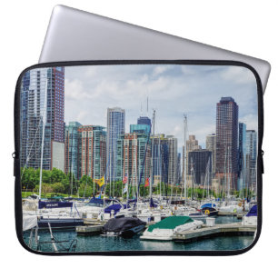 Capa Para Notebook Chicago Harbor