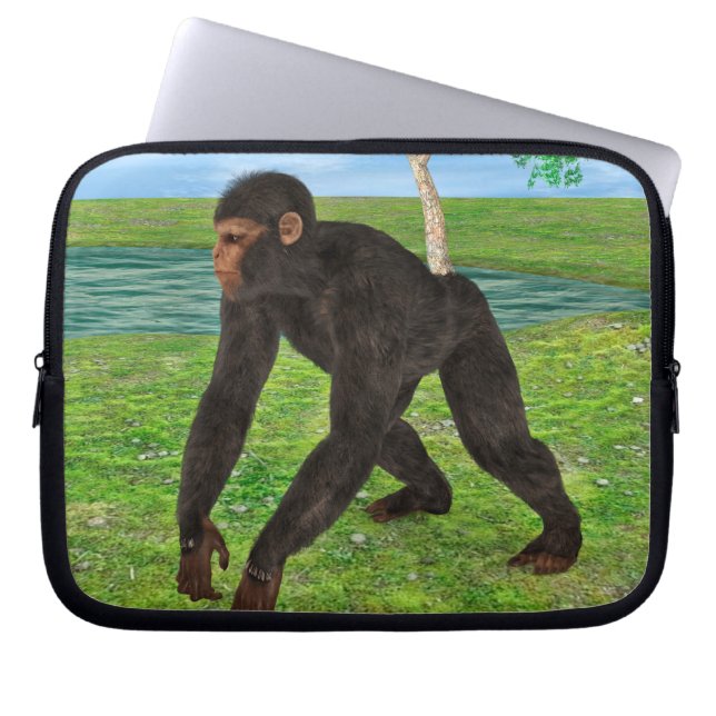 Capa Para Notebook Chimpanzé (Frente)