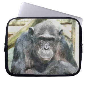 CAPA PARA NOTEBOOK CHIMPANZÉS
