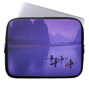 Capa Para Notebook China, Rio Li. Pescadores de corormorões.