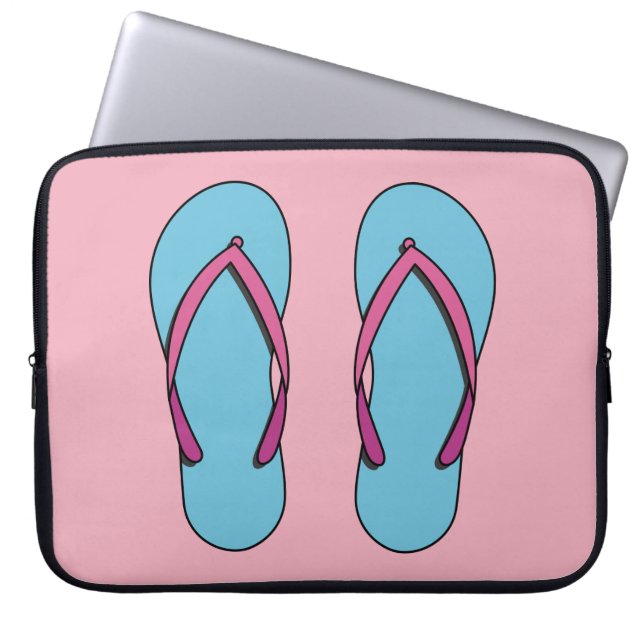 Capa Para Notebook Chinelos de praia (Frente)