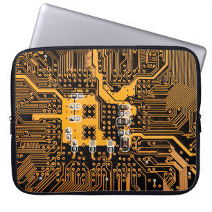 Capa Para Notebook chip de ilustração de textura de microesquema,micr