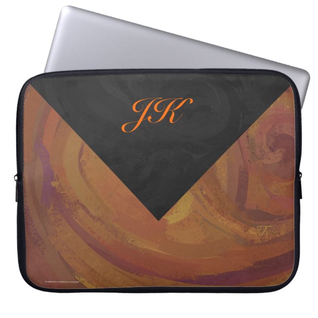 Capa Para Notebook Chocolate Carmel Swirl (Frente)