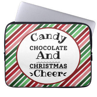 Capa Para Notebook Chocolate doce e animação de Natal