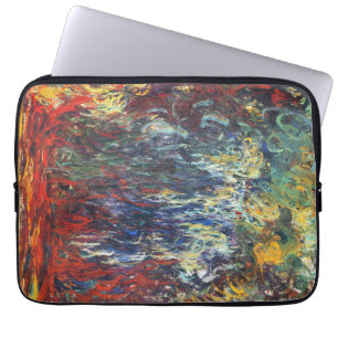 Capa Para Notebook Chorando Willow em Giverny (por Claude Monet)