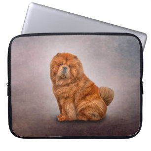Capa Para Notebook Chow de cachorro de desenho