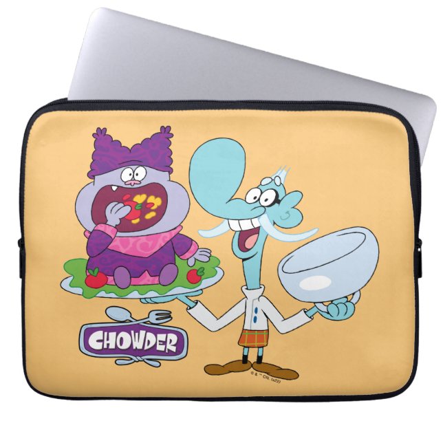 Capa Para Notebook Chowder e Mung Daal (Frente)