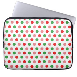 Capa Para Notebook Christmas Polka Dot