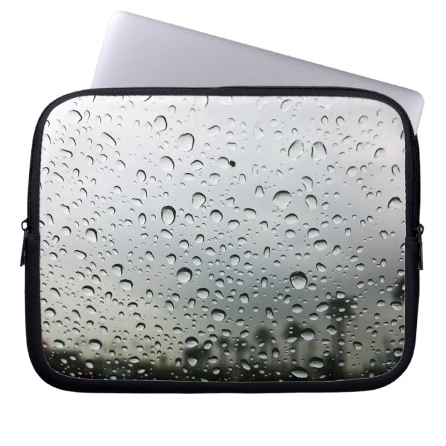 Capa Para Notebook Chuva cai no Windshield na Califórnia (Frente)