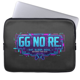 Capa Para Notebook Ciberpunk GG NO RE Estética de Jogo - Gamer Neon