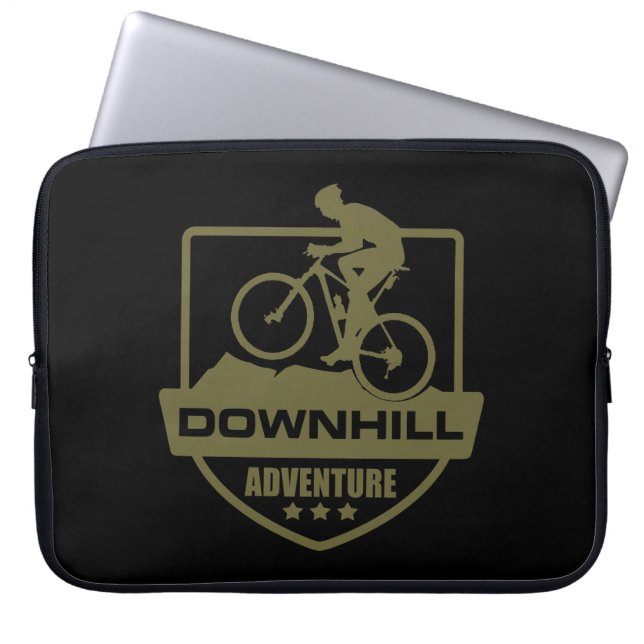 Capa Para Notebook Ciclismo de Montanha MTB Downhill (Frente)