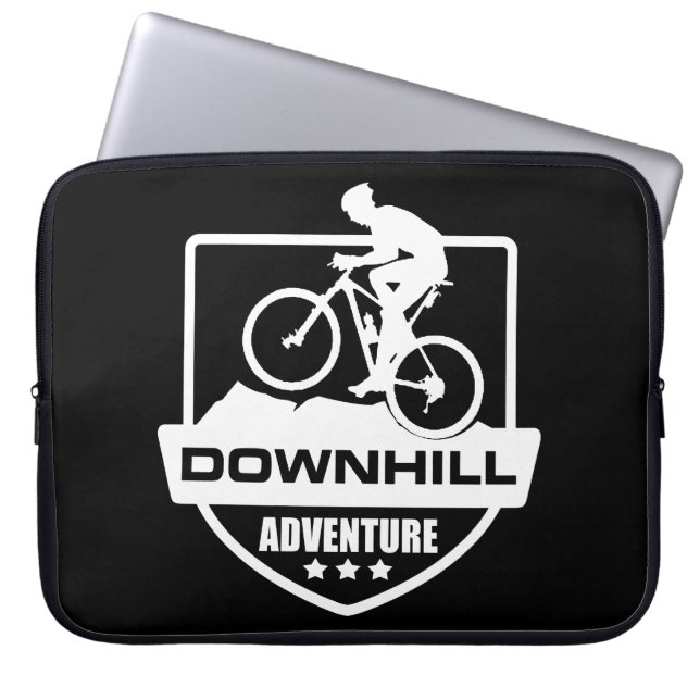 Capa Para Notebook Ciclismo de Montanha MTB Downhill (Frente)