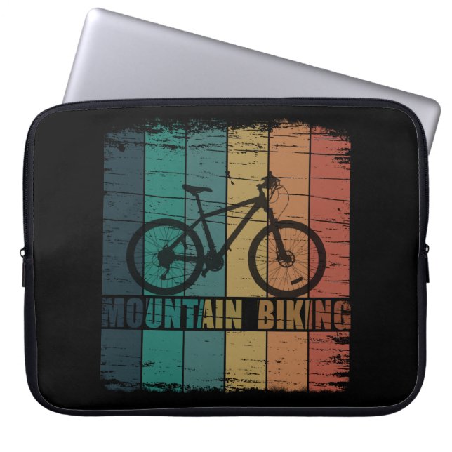 Capa Para Notebook Ciclismo de Montanha Vintage Mtb (Frente)