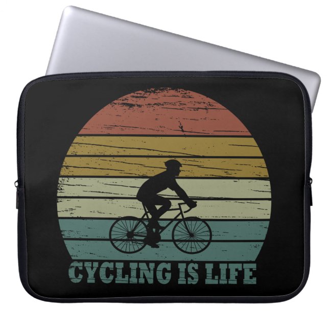 Capa Para Notebook ciclismo é citações motivacionais da vida (Frente)