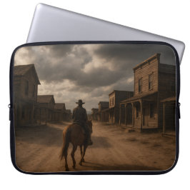 Capa Para Notebook Cidade Fantasma - Antiga Cidade Abandonada do Oest